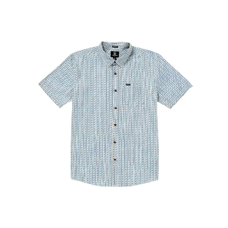 Scaler Stone Woven S/S Tee Zippered Buttoned Snapped