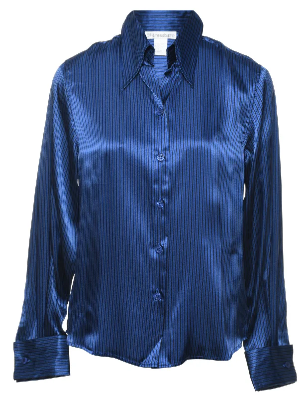 Striped Evening Shirt - S Iron Safe Non-Iron Wrinkle Free