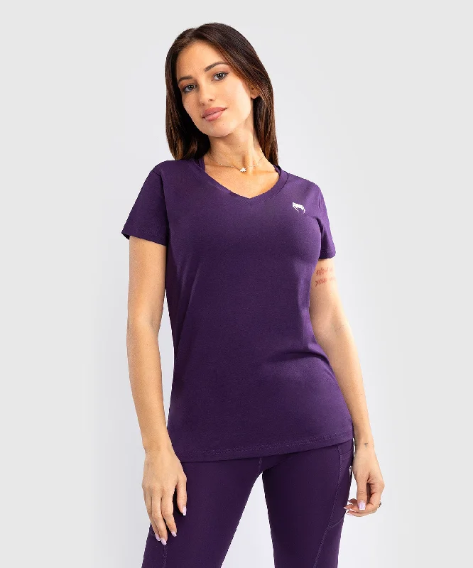 T-Shirt Venum Essential pour Femmes - Violet Intense Collared T-Shirt Boat Neck A-Line