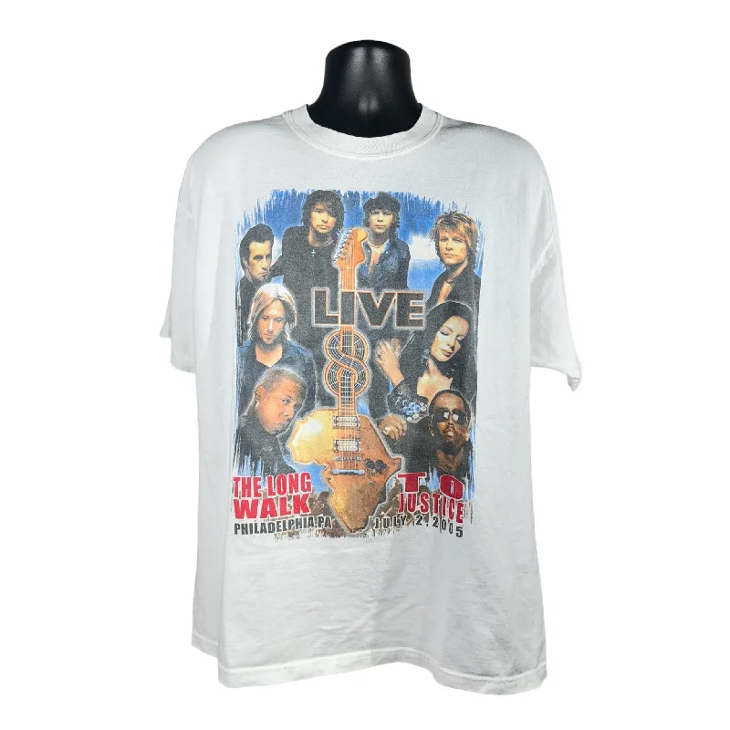 The Long Walk To Justice Live Tour Tee Elasticated Padded Insulated
