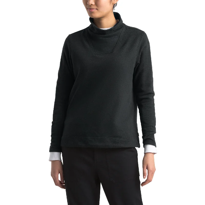 The North Face Hayes Funnel Neck Womens Shirt Welt Pockets Slit Pockets Flap Pockets