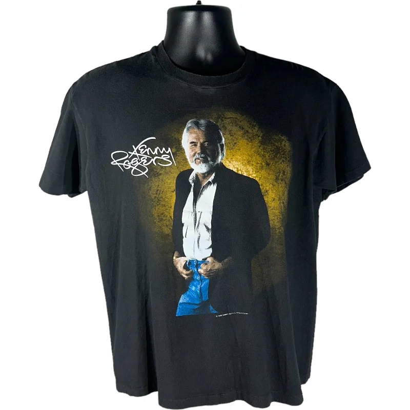 Vintage Kenny Rogers Tee 1989 Anti-Pilling Machine Wash Handmade