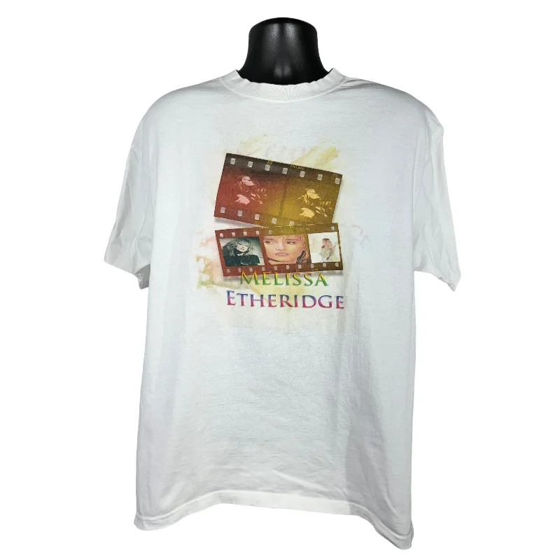 Vintage Melissa Etheridge Band Tee 2000s Graphic T-Shirt Round Neck Polyester