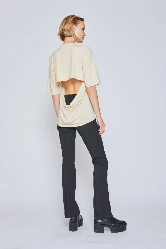 Willa Tee Houndstooth Herringbone Solid